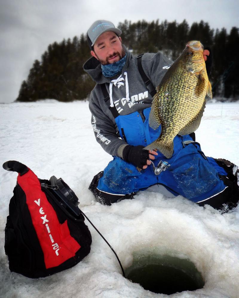 Matt Cornell is the crappie king. 